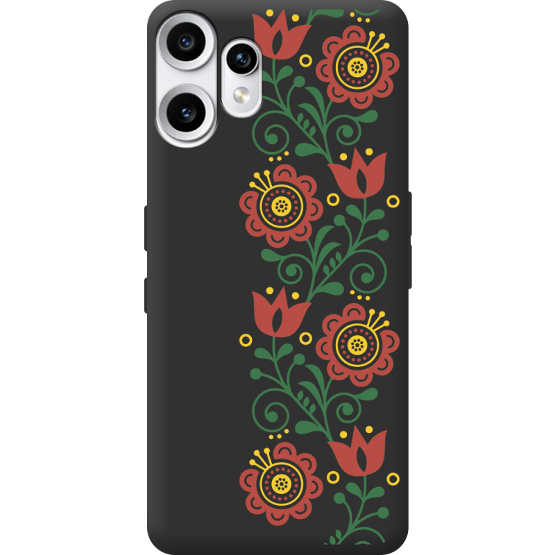 Чорний чохол BoxFace Nothing CMF Phone 2 Pro Ethno