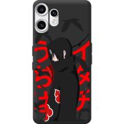 Чорний чохол BoxFace Nothing CMF Phone 2 Pro Учиха Итачи