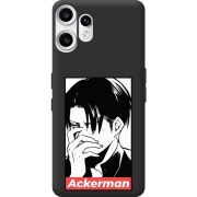 Чорний чохол BoxFace Nothing CMF Phone 2 Pro Attack On Titan - Ackerman