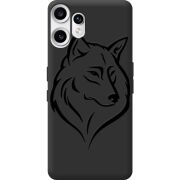 Чорний чохол BoxFace Nothing CMF Phone 2 Pro Wolf