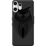 Чорний чохол BoxFace Nothing CMF Phone 2 Pro Owl