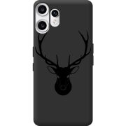 Чорний чохол BoxFace Nothing CMF Phone 2 Pro Deer