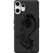 Чорний чохол BoxFace Nothing CMF Phone 2 Pro Snake
