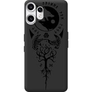 Чорний чохол BoxFace Nothing CMF Phone 2 Pro Hugin and Munin