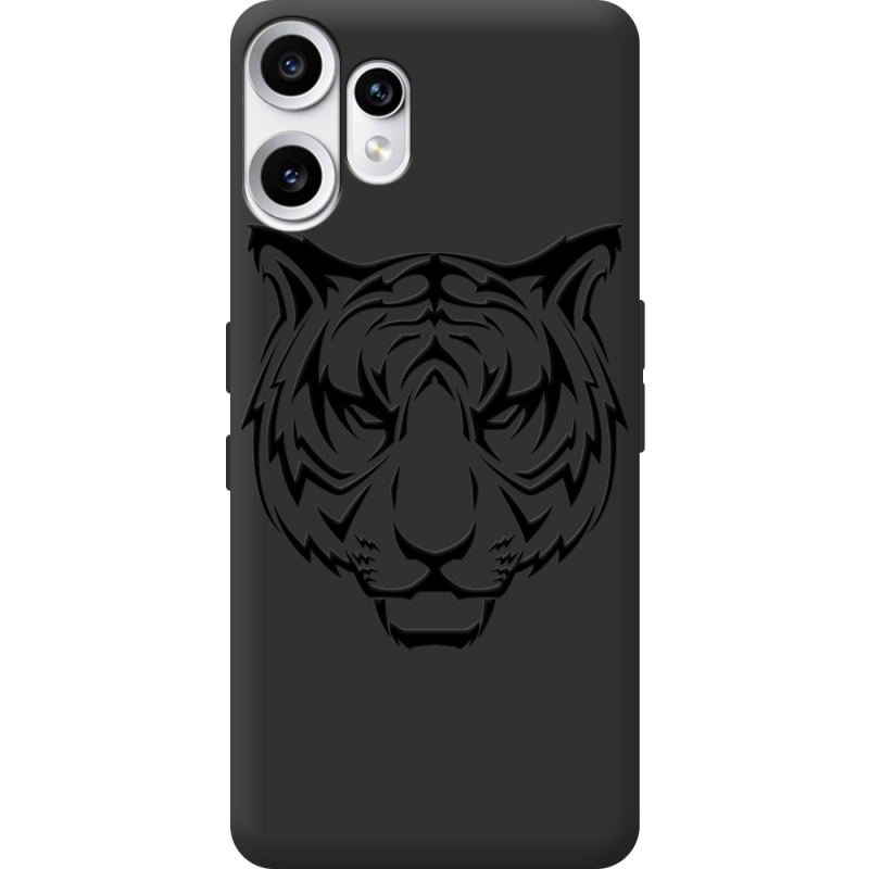 Чорний чохол BoxFace Nothing CMF Phone 2 Pro Tiger