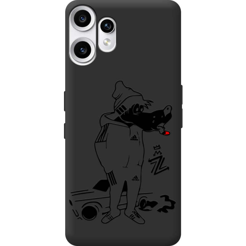 Чорний чохол BoxFace Nothing CMF Phone 2 Pro 