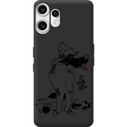 Чорний чохол BoxFace Nothing CMF Phone 2 Pro 