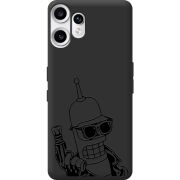 Чорний чохол BoxFace Nothing CMF Phone 2 Pro 