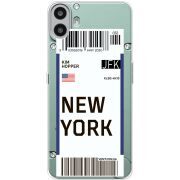 Прозорий чохол BoxFace Nothing CMF Phone 1 Ticket New York