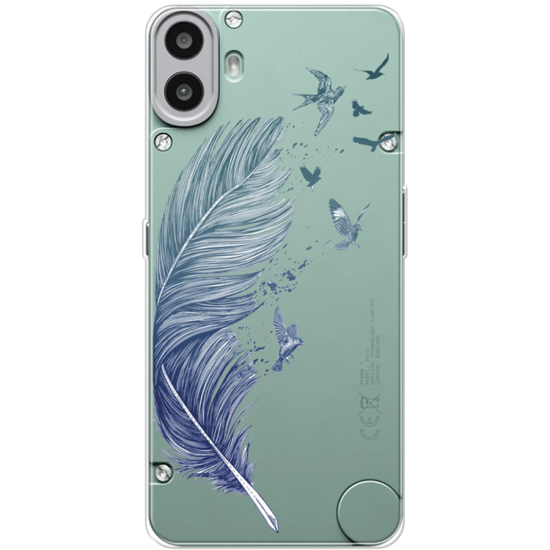 Прозорий чохол BoxFace Nothing CMF Phone 1 Feather