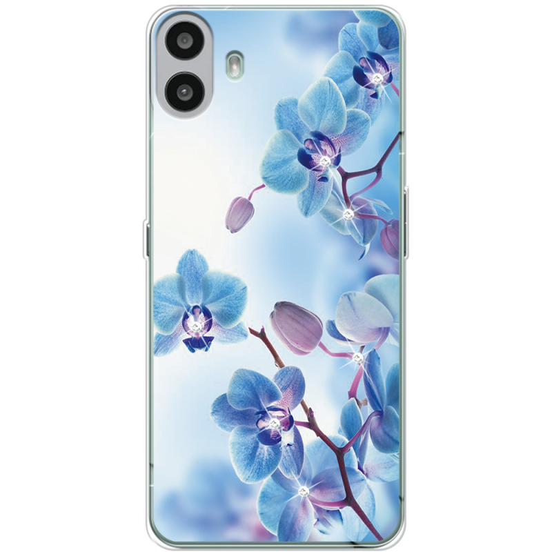 Чохол зі стразами Nothing CMF Phone 1 Orchids