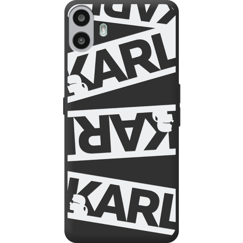 Чорний чохол BoxFace Nothing CMF Phone 1 White Karl
