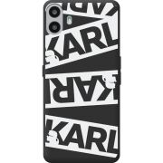 Чорний чохол BoxFace Nothing CMF Phone 1 White Karl