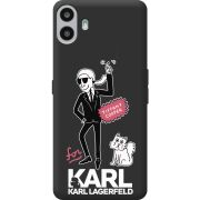 Чорний чохол BoxFace Nothing CMF Phone 1 For Karl