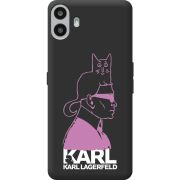 Чорний чохол BoxFace Nothing CMF Phone 1 Pink Karl