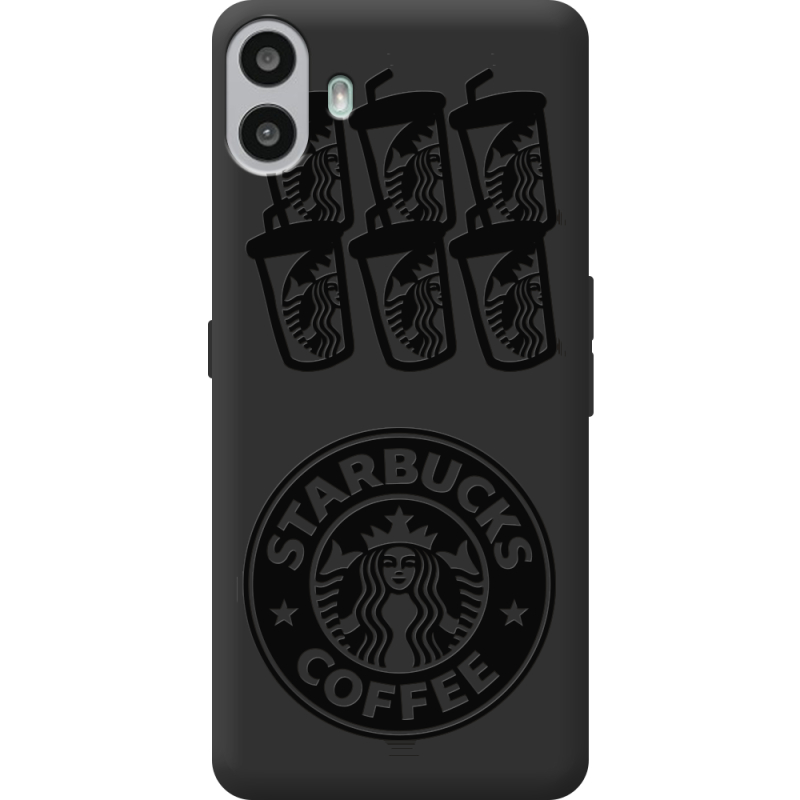 Чорний чохол BoxFace Nothing CMF Phone 1 Black Coffee