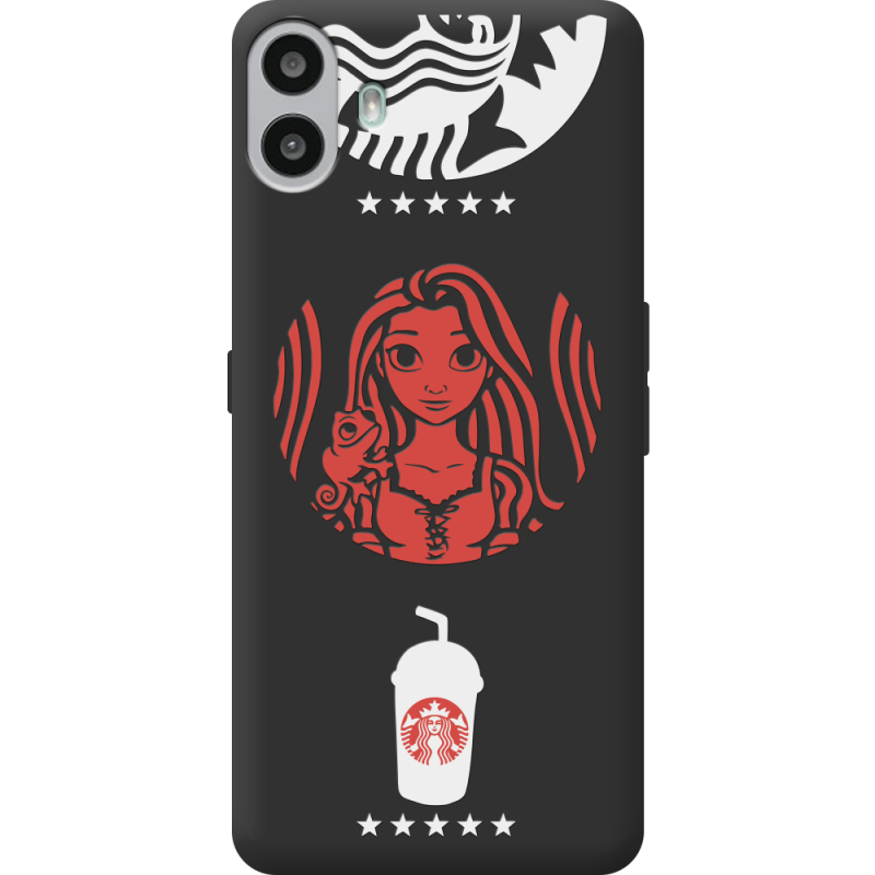 Чорний чохол BoxFace Nothing CMF Phone 1 RedWhite Coffee