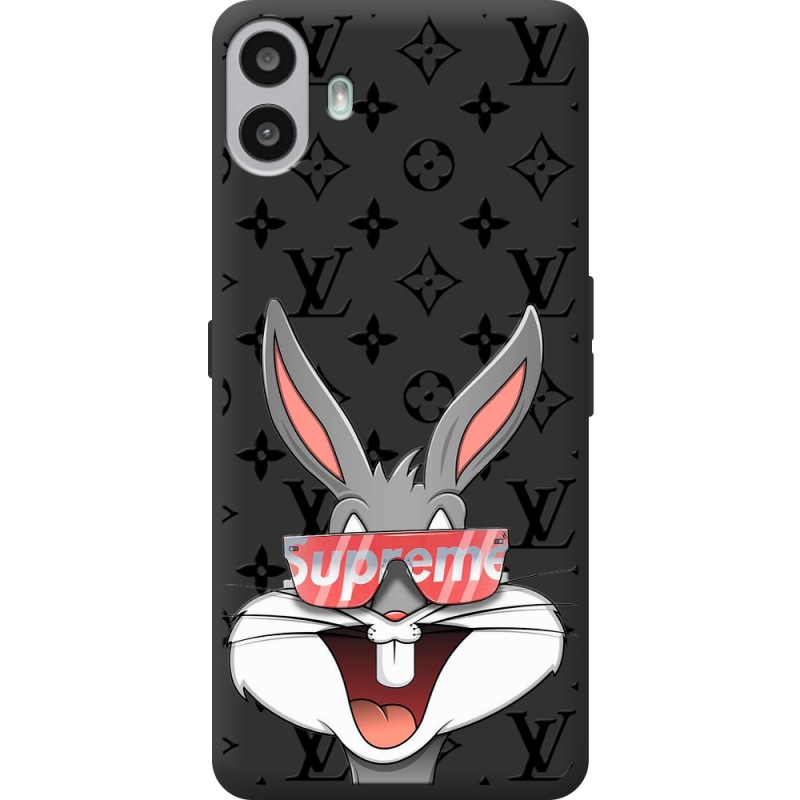 Чорний чохол BoxFace Nothing CMF Phone 1 looney bunny