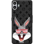 Чорний чохол BoxFace Nothing CMF Phone 1 looney bunny
