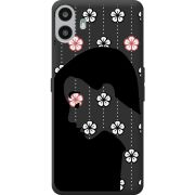 Чорний чохол BoxFace Nothing CMF Phone 1 Flower Hair