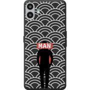 Чорний чохол BoxFace Nothing CMF Phone 1 Man Pattern