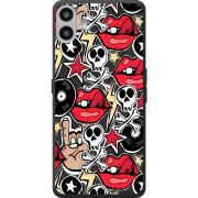 Чорний чохол BoxFace Nothing CMF Phone 1 Rock Graffiti