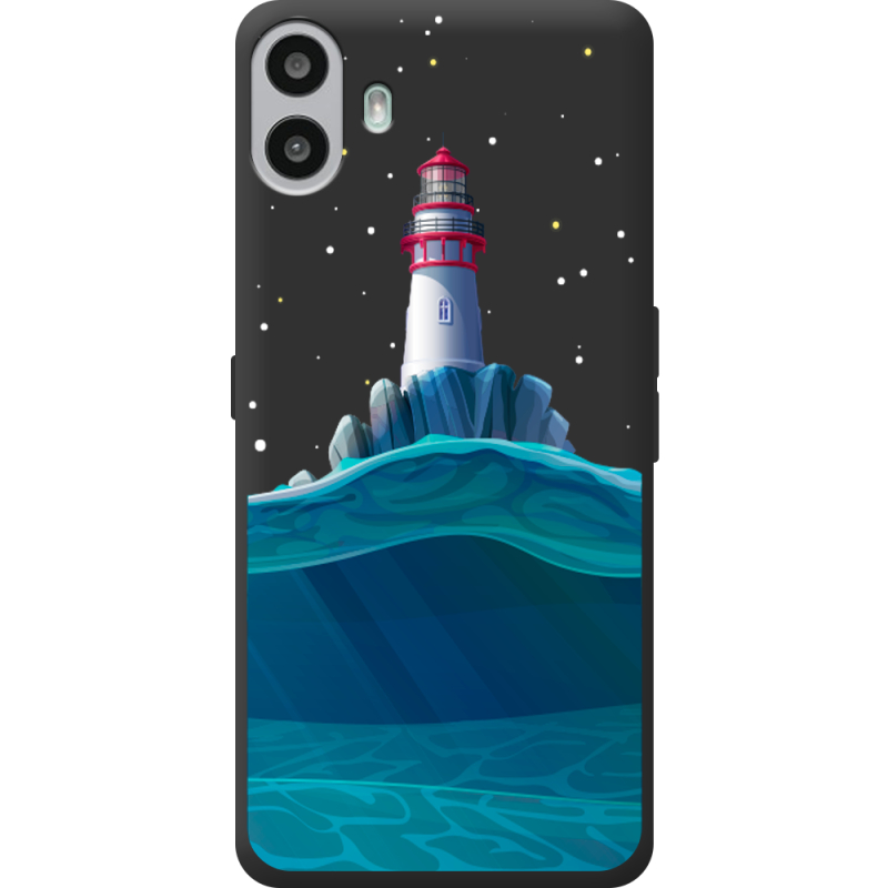 Чорний чохол BoxFace Nothing CMF Phone 1 Lighthouse