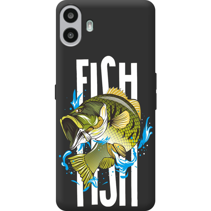 Чорний чохол BoxFace Nothing CMF Phone 1 Fish