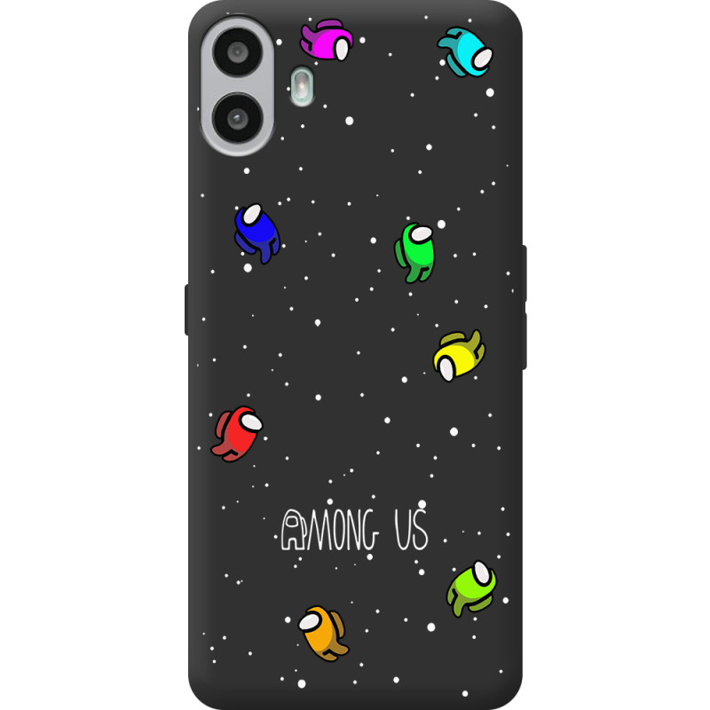 Чорний чохол BoxFace Nothing CMF Phone 1 Among Us Invisible