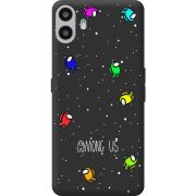 Чорний чохол BoxFace Nothing CMF Phone 1 Among Us Invisible