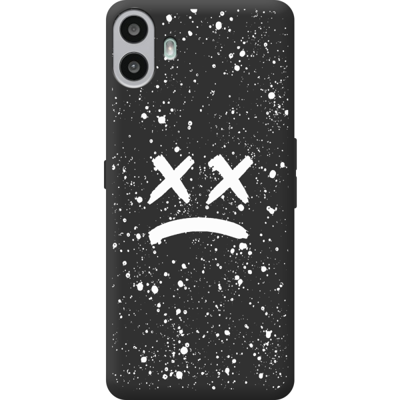 Чорний чохол BoxFace Nothing CMF Phone 1 Sad Way