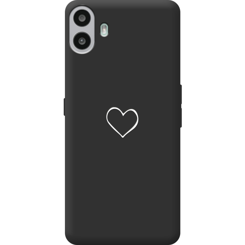 Чорний чохол BoxFace Nothing CMF Phone 1 My Heart