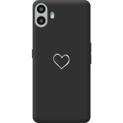 Чорний чохол BoxFace Nothing CMF Phone 1 My Heart