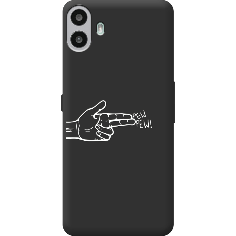 Чорний чохол BoxFace Nothing CMF Phone 1 Pew Pew