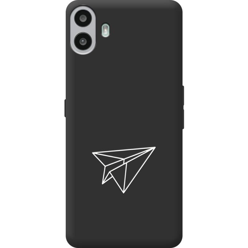 Чорний чохол BoxFace Nothing CMF Phone 1 Paper Plane