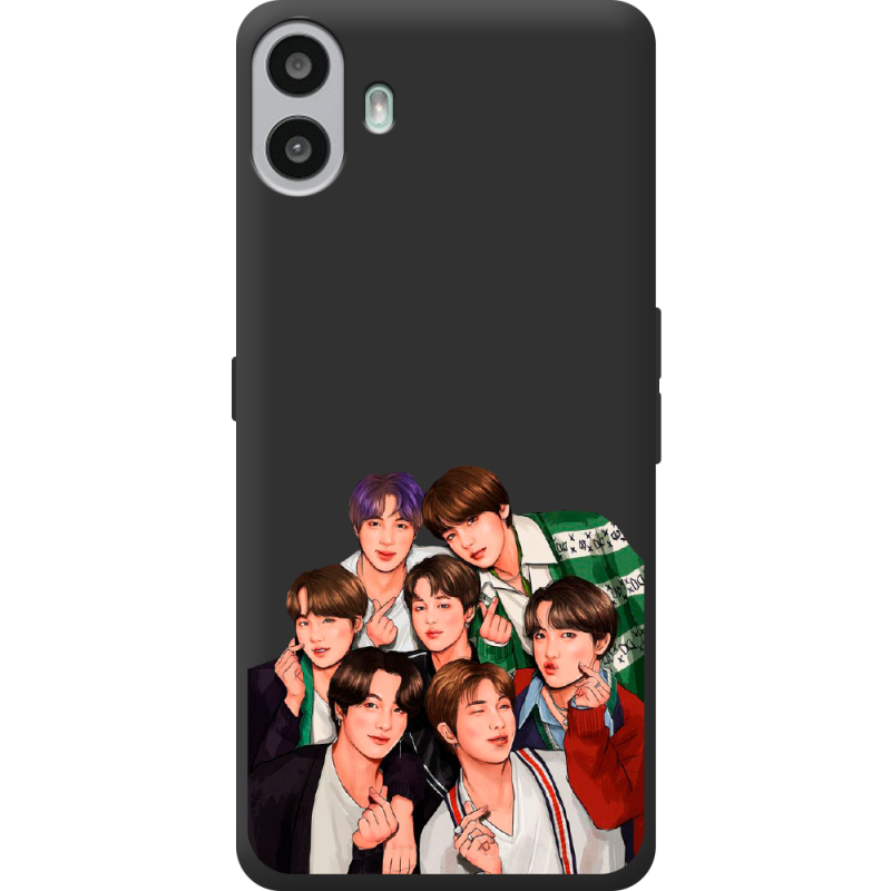 Чорний чохол BoxFace Nothing CMF Phone 1 BTS