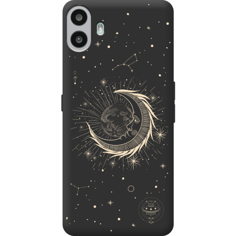 Чорний чохол BoxFace Nothing CMF Phone 1 Moon