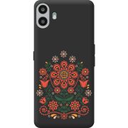 Чорний чохол BoxFace Nothing CMF Phone 1 Ukrainian Ornament