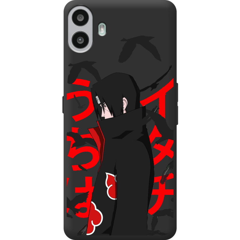 Чорний чохол BoxFace Nothing CMF Phone 1 Учиха Итачи