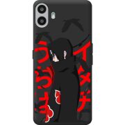 Чорний чохол BoxFace Nothing CMF Phone 1 Учиха Итачи