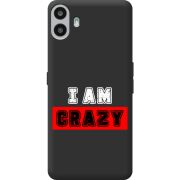 Чорний чохол BoxFace Nothing CMF Phone 1 I'm Crazy