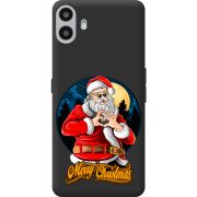 Чорний чохол BoxFace Nothing CMF Phone 1 Cool Santa