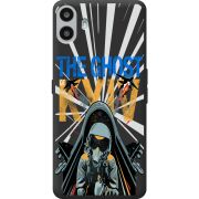 Чорний чохол BoxFace Nothing CMF Phone 1 Привид Києва в дії