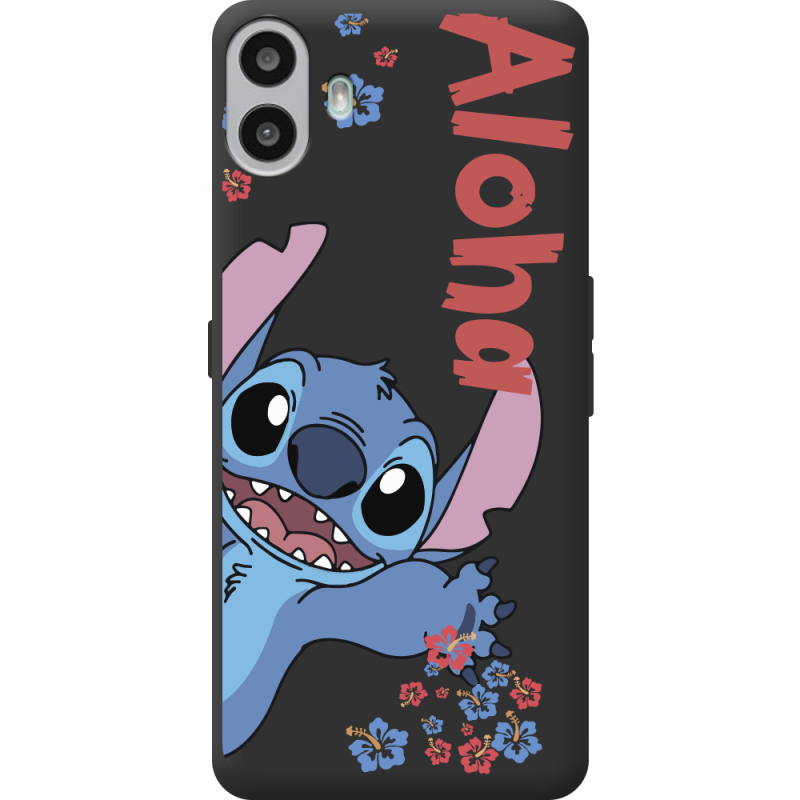 Чорний чохол BoxFace Nothing CMF Phone 1 Гавайський гість Stich