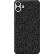 Чорний чохол BoxFace Nothing CMF Phone 1 Leaves