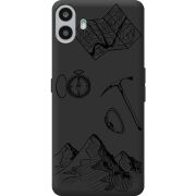 Чорний чохол BoxFace Nothing CMF Phone 1 Mountains
