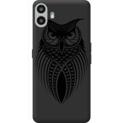 Чорний чохол BoxFace Nothing CMF Phone 1 Owl