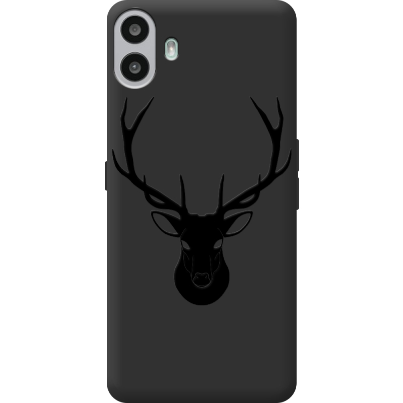 Чорний чохол BoxFace Nothing CMF Phone 1 Deer