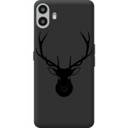 Чорний чохол BoxFace Nothing CMF Phone 1 Deer