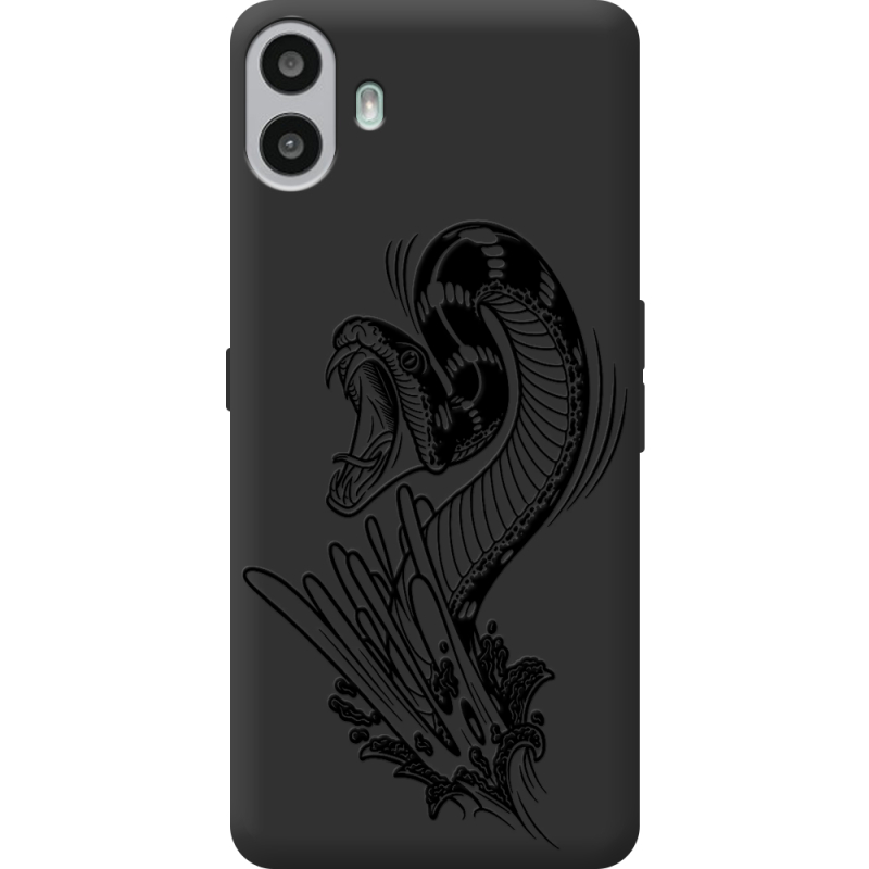 Чорний чохол BoxFace Nothing CMF Phone 1 Snake